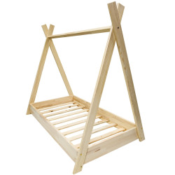 Colchón Standard +cama infantil en forma de tienda de campaña, 160x80cm